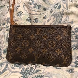 Louis Vuitton never full pouch.
